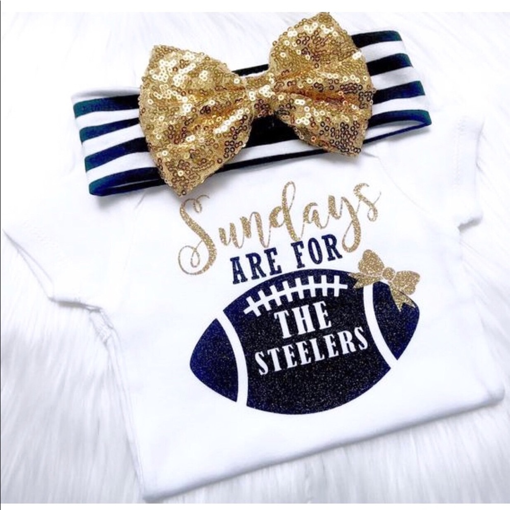 Steelers baby outfit, Steelers football, football
